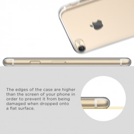 Husa Apple iPhone 6 Plus/6S Plus, TPU slim transparent