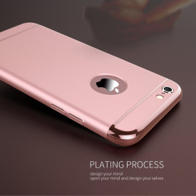 Husa Apple iPhone 7, Elegance Luxury 3in1 Rose-Gold