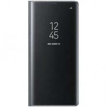 Husa de protectie Clear View Standing pentru Samsung Galaxy Note 8 - Black