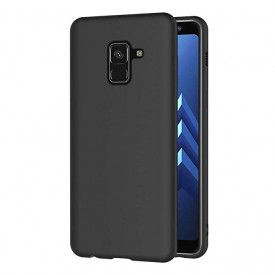 Husa Samsung Galaxy A8 2018, slim antisoc Negru