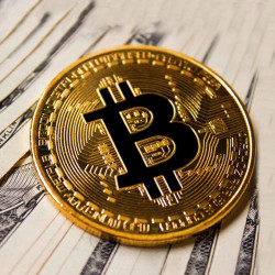 Moneda Bitcoin de Colectie & Suvenir - Criptomoneda Aurie