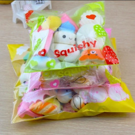 Pachet 15 piese , jucarii Squishy breloc cu revenire lenta
