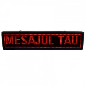Panou Led de Exterior Programabil/Reclama Luminoasa 130x40 ROSU