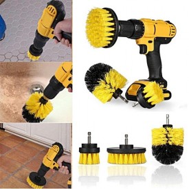 Set Perii pentru Mocheta & Uz Caznic/Profesional Detailing Carpet Brush cu Adaptor Bormasina