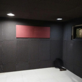 Burete acustic & izolator fonic pentru Studio / Home Cinema Autoadeziv 100x100x3 cm