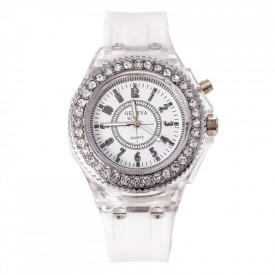 Ceas Activ LED - Jocuri de lumina 7 culori - 4 moduri flash - MyStyle Fashion Crystal Clasic watch