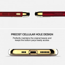 Husa Apple iPhone 11 PRO, Elegance Luxury 3in1 Rosu