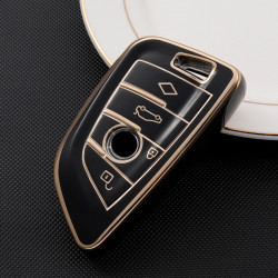 Husa de protectie premium pentru cheie auto, Elegance Luxury Cover Key, compatibila cu BMW X1 X3 X5 X6 X7 1 3 5 6 7 Series G20 G30 G11 F15 F16 G01 G02 F48 Keyless