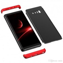 Husa Samsung Galaxy S7 Edge, FullBody 360° 3in1 Negru-Rosu