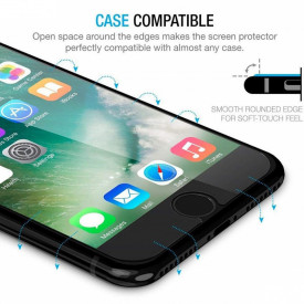 Pachet husa Elegance Luxury tip oglinda Silver pentru Apple Iphone 6 / Apple Iphone 6S cu folie de sticla gratis !