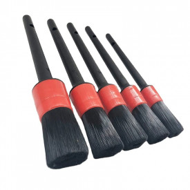 Set 5 perii profesionale pentru curatat interior si exterior auto, elemente de caroserie, bord, jante, detailing auto