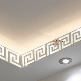 Set Oglinzi Design Versace - Oglinzi Decorative Acrilice Silver Plated - Luxury Home 24 bucati/set
