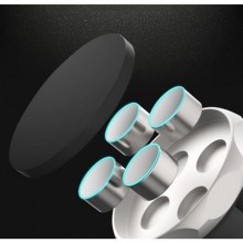 Suport auto magnetic de culoare rose-gold pentru telefoane mobile, prindere la ventilatie