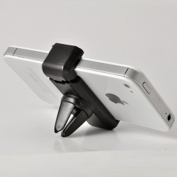Suport auto pentru telefonul mobil cu prindere in grila de ventilatie si rotire 360 grade