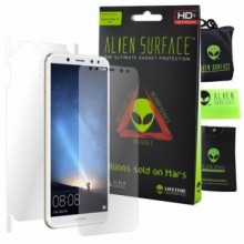 FOLIE ALIEN SURFACE HD, HUAWEI MATE 10 LITE, PROTECTIE ECRAN, SPATE, LATERALE + ALIEN FIBER CADOU