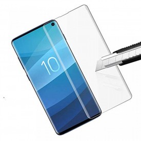 Folie de sticla Samsung Galaxy S10, FULL GLUE Transparent UV