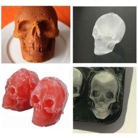 Forma cuburi de gheata Craniu Pro din silicon - potrivita si pentru uz profesional