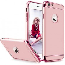 Husa Apple iPhone 6 Plus/6S Plus, Elegance Luxury 3in1 Rose-Gold