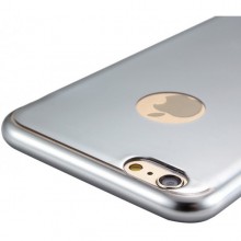 Husa Apple iPhone 7, Elegance Luxury placata argintiu (ELECTROPLATING SILVER)