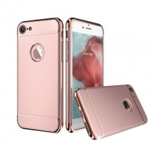 Husa Apple iPhone 8 Plus, Elegance Luxury 3in1 Rose-Gold
