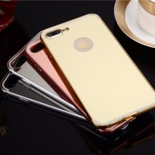 Husa Apple iPhone 8 Plus, Elegance Luxury tip oglinda Rose-Gold