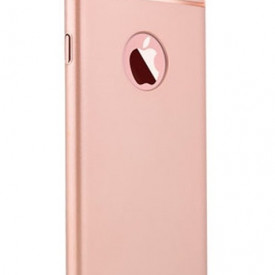 Husa Apple iPhone SE2, Elegance Luxury 3in1 Rose-Gold