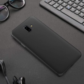 Husa pentru Samsung Galaxy J6 Plus, Perfect Fit , Silicon TPU Negru