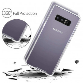Husa Samsung Galaxy Note 8, FullBody Elegance Luxury 360º ultra slim Silicon TPU, acoperire fata spate