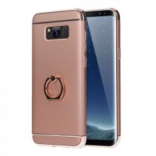 Husa Samsung Galaxy S8 Plus, Elegance Luxury 3in1 Ring Rose-Gold
