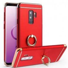 Husa Samsung Galaxy S9, Elegance Luxury 3in1 Ring Rosu