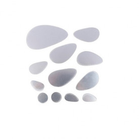 Set Oglinzi Design 3D Silver Piatra Cubica MyStyle® - Oglinzi Decorative Acrilice Luxury Home 12 buc/set
