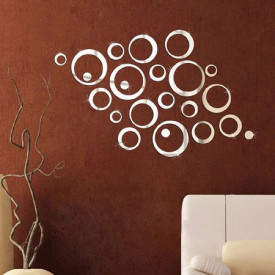 Set Oglinzi Design Modern - Oglinzi Decorative Acrilice Cristal - Diamant - Luxury Home 24 bucati/set