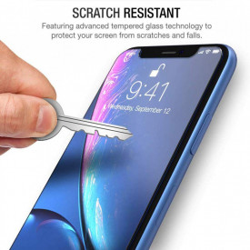Folie de sticla case friendly Apple iPhone X, Elegance Luxury transparenta