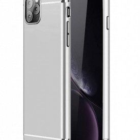 Husa Apple iPhone 11, Elegance Luxury 3in1 Silver