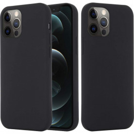 Husa Apple iPhone 12 MINI, Elegance Luxury, Silicon TPU Slim Antisoc NEGRU