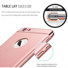 Husa Apple iPhone 6/6S, Elegance Luxury 3in1 Rose-Gold