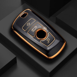 Husa de protectie premium pentru cheie auto, Elegance Luxury Cover Key, compatibila cu BMW X1, X3, X4, I3, M3, M4, M5, M6, Seria 3, 5, 6, 7