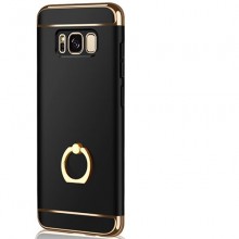 Husa Samsung Galaxy S8 Plus, Elegance Luxury 3in1 Ring Negru