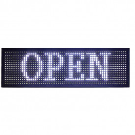 Panou Led de Exterior Programabil/Reclama Luminoasa 167x40 ALB
