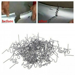 Set 200 bucati capse metalice de intarire pentru aparat sudat plastic, lipit/reparat-Model S(spira)