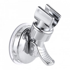 Suport cu ventuza pentru para de dus, reglabil 360 grade, crom elegant, sustinere pana la 5kg, MyStyle®