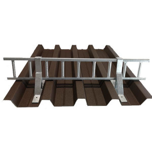 Set Parazapada grilaj 3m cu 3 suporti, ZINCAT tabla cutata 60 mm