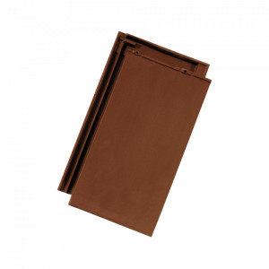 Tigla ceramica Tondach Figaro Deluxe maro aramiu satinat