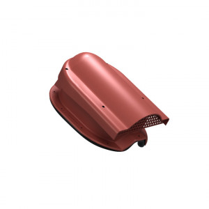 Element ventilare tablă cutată H 35 mm roșu