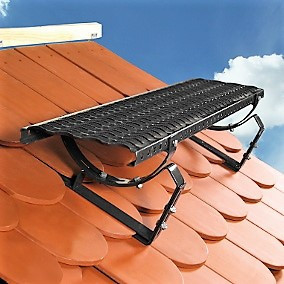 Treaptă acces acoperiș țiglă ceramică, solzi, beton, lungime 1,2 m