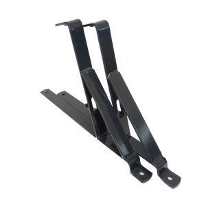 Suport grilaj parazapada 2m pentru tigla metalica, RAL 9005 negru