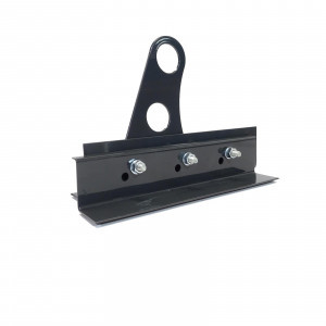 Suport pentru 2 Cilindri parazapada tabla click, faltuita, retropanel RAL 8019 maro inchis