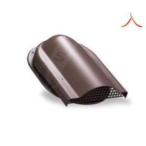 Element ventilare tablă fălțuită, click, retro panel RAL 8017 maro