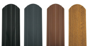 Sipca metalica pentru gard - vopsit ambele fete, Finisaj lucios 0,6 mm