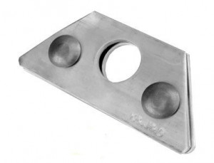 Suport ALUMINIU pentru 1 Cilindru parazapada tabla click, faltuita, retropanel